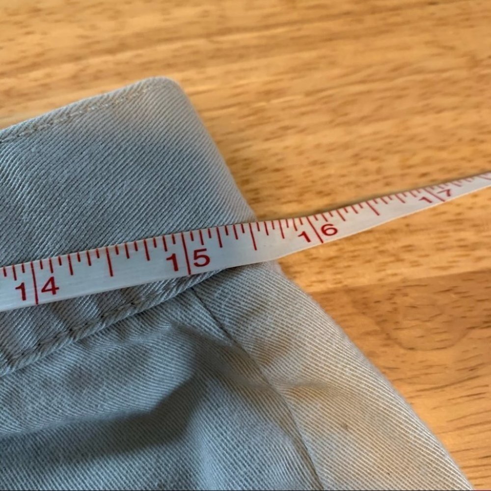 Vintage Calvin Klein Khaki Color Shorts Size 10 - Picture 8 of 13